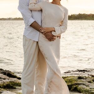 RUMORED sweet talker maxi dress ivory